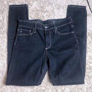 AG Farrah High Rise Skinny Ankle Pants, dark wash, size 26R